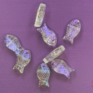 Vis kraal transparant