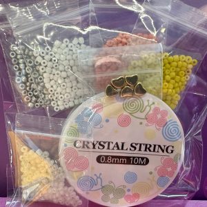 DIY armband setje geel