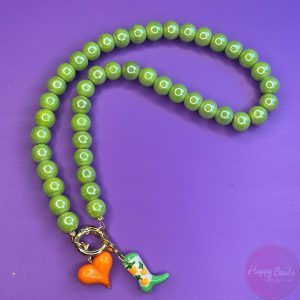 Inspiratie ketting glas laars hart DIY pakket