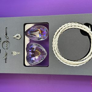 DIY edelsteen hanger set transparant