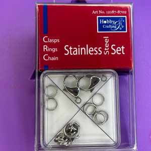 RVS sluiting setje 19mm