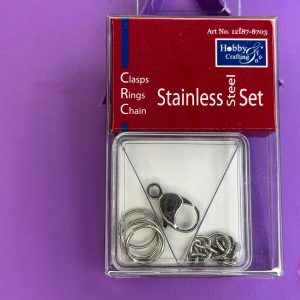 RVS sluiting setje 22mm