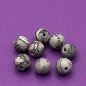 Picasso Jaspis kraal frosted 6mm