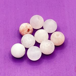 Roze aventurijn kraal 6mm