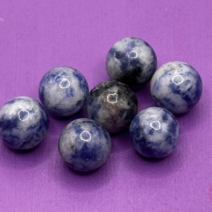 Blue spot jaspis kraal 8mm