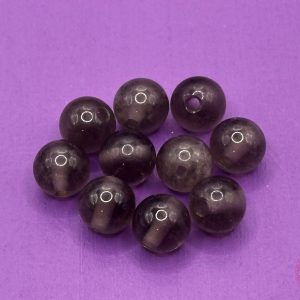 IJs obsidiaan kraal 6mm